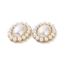 ABS Imitation Pearl Cabochons&nbsp;PALLOY-E026-02G