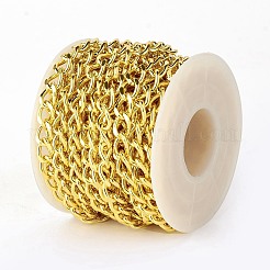 Rack Plating Brass Curb Chains&nbsp;CHC-F016-04B-G