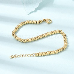 4MM Round 304 Stainless Steel Beaded Bracelets for Man and Women&nbsp;SA-CBAB767-15G