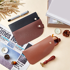 3Pcs 3 Colors PU Imitation Leather Slip-in Glasses Bag&nbsp;AJEW-PH0004-62