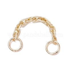 Aluminium Textured Rope Chain Bag Extension Chains&nbsp;FIND-JF00162-02
