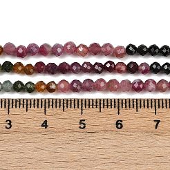 Natural Multicolor Tourmaline Beads Strands&nbsp;G-S388-A01-3mm
