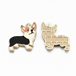 Alloy Enamel Pendants&nbsp;X-ENAM-N055-002-NR
