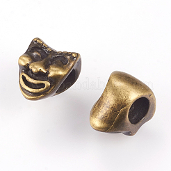 Brass European Beads&nbsp;KK-E737-46AB
