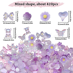 6 Bags Resin Cabochons&nbsp;MRMJ-SC0001-25