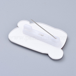 Acrylic Safety Brooches&nbsp;JEWB-D006-A01