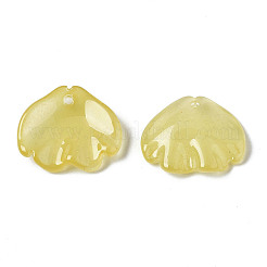 Transparent Spray Painted Glass Pendants&nbsp;GGLA-S054-014E-04