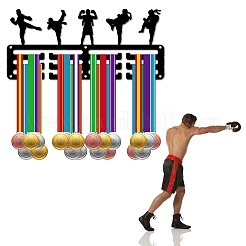 Sports Theme Iron Medal Hanger Holder Display Wall Rack&nbsp;ODIS-WH0055-171