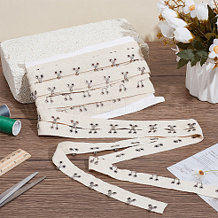 Hook and Eye Cotton Tape Trim Ribbons&nbsp;DIY-WH0816-159