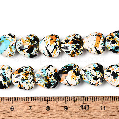 Spray Painted Synthetic Turquoise Beads Strands&nbsp;G-N352-28A-05