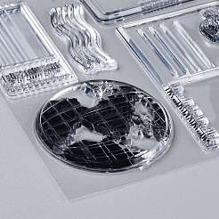 Plastic Stamps&nbsp;X-DIY-M010-A01