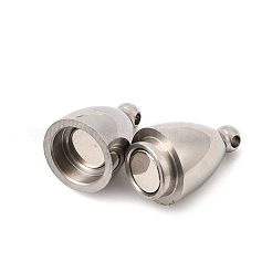 304 Stainless Steel Magnetic Clasps&nbsp;STAS-F350-03A-P