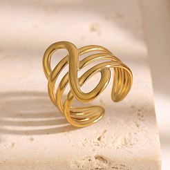 Line 304 Stainless Steel Cuff Open Rings&nbsp;WGE83BC-01