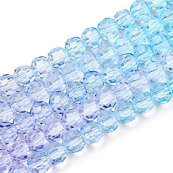 Transparent Glass Beads Strands&nbsp;GLAA-E036-07T