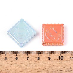 UV Plating Opaque Acrylic Beads&nbsp;OACR-T028-56
