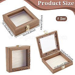 Wood Storage Display Cases&nbsp;CON-WH0001-65