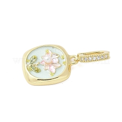 Brass Enamel Pendants&nbsp;LS-KK-F886-01G-05