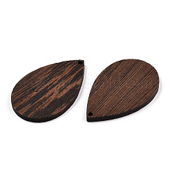 Natural Wenge Wood Pendants&nbsp;WOOD-T023-68