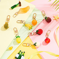 9Pcs 9 Style Fruit Keychain&nbsp;KEYC-WR0001-20