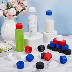 60Pcs 4 Colors Plastic Bottle Caps&nbsp;FIND-OC0003-89B