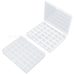 2Pcs Polypropylene(PP) Grid Bead Containers&nbsp;CON-DJ0001-27