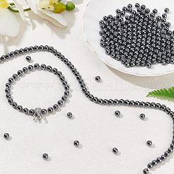 Non-magnetic Synthetic Hematite Beads Strands&nbsp;G-OC0001-65-6mm