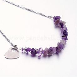 Gemstone Pendant Necklaces&nbsp;NJEW-JN01706