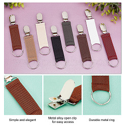 AHADEMAKER 8Pcs 8 Colors Iron Hat Clip for Bags&nbsp;AJEW-GA0004-61