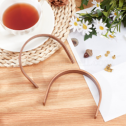 2Pcs U-shape Walnut Wooden Teapot Handle&nbsp;FIND-PH0003-39