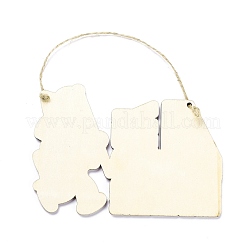 Independence Day Density Board Wooden Wall Ornament Doorplate Pendants&nbsp;HJEW-C004-07
