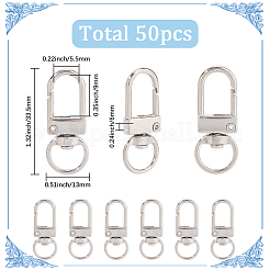 50Pcs Alloy Swivel Clasps&nbsp;FIND-SC0014-80