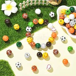 Round Natural Schima Wood Beads&nbsp;WOOD-CJ0002-66