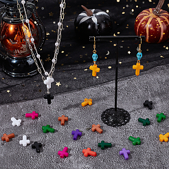 500Pcs 10 Colors Opaque Acrylic Beads&nbsp;SACR-PH0002-27