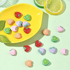 20Pcs 5 Styles Opaque Acrylic Beads&nbsp;MACR-YW0004-47