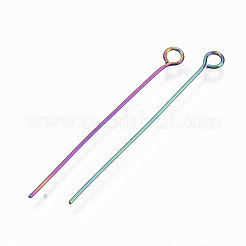 Ion Plating(IP) 304 Stainless Steel Eye Pins&nbsp;STAS-Q234-35mm-01
