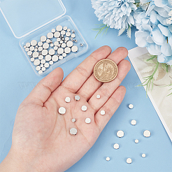 80Pcs 4 Styles Rack Plating Brass Spacer Beads&nbsp;KK-PH0006-86