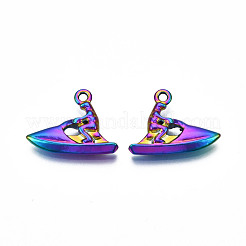 Rainbow Color Alloy Pendants&nbsp;PALLOY-N156-209