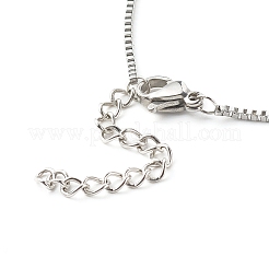 Tarnish Resistant 316 Surgical Stainless Steel Box Chains Bracelet Making&nbsp;X-AJEW-JB01065