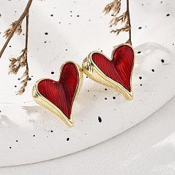 Brass Stud Earrings&nbsp;EJEW-D316-02G
