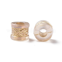 Plating Transparent Acrylic Beads&nbsp;OACR-P013-12