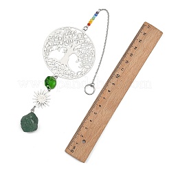 201 Stainless Steel Tree of Life Suncatcher&nbsp;HJEW-JM04875-02