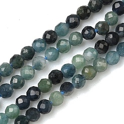 Natural Blue Tourmaline Beads Strands&nbsp;G-B168-A06-2mm