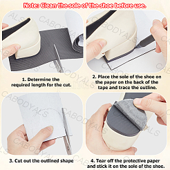 Rubber Shoe Sole Tape&nbsp;DIY-CY0003-11