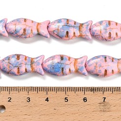 Synthetic Turquoise Beads Strands&nbsp;TURQ-F019-01J