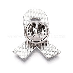 Awareness Ribbon Alloy Enamel Lapel Pins for Backpack Clothes&nbsp;JEWB-N009-03P
