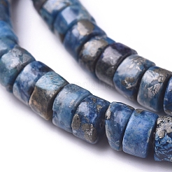 Natural African Pyrite Beads Strands&nbsp;G-D0006-E01-B-02