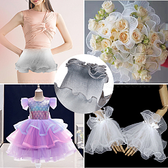 5Yards Polyester Pleated Lace Trim Ribbon&nbsp;OCOR-GF0004-84E