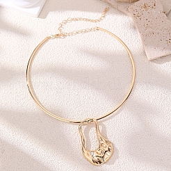 Alloy Handbag Pendant Choker Necklaces for Women&nbsp;WGA44B3-01