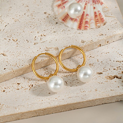 304 Stainless Steel Round Hoop Earrings&nbsp;FU0262