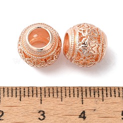 Rack Plating Alloy European Beads&nbsp;PALLOY-S189-07RG